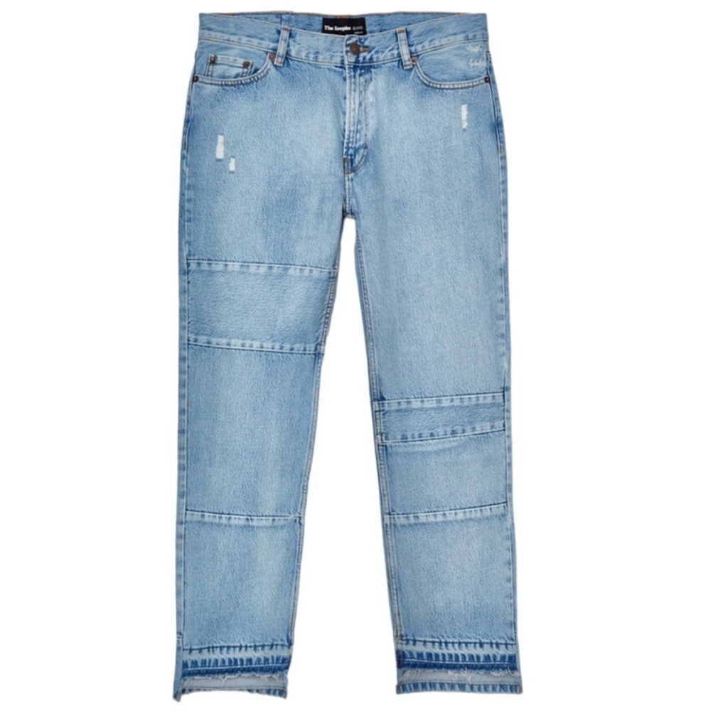 EUC The Kooples Patchwork Jeans